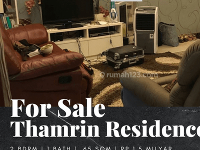 Dijual Apartement Thamrin Residence 2 Bedroom Full Furnished Nego
