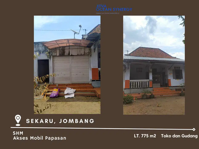 Dijual Cepat Rumah SHM Akses Mobil Papasan di Sekaru Jombang