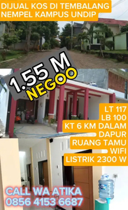 Dijual Rumah Kos putri Tembalang Turun Harga