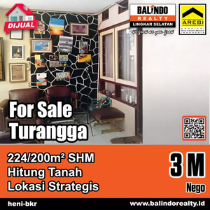 Dijual Rumah Murah Hitung Tanah di Turangga Tengah Kota Bandung
