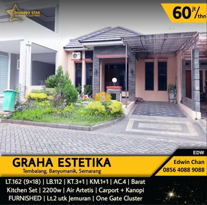 DISEWA Rumah Minimalis Furnish Graha Estetika Tembalang Semarang Undip
