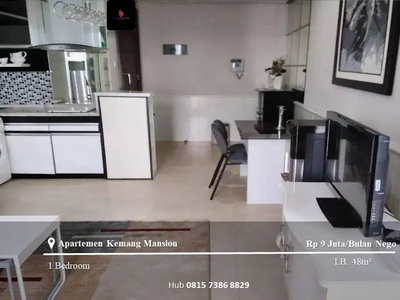 Disewakan Apartement Kemang Mansion Low Floor 1 Bedroom Full Furnished
