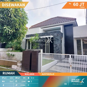 Disewakan Rumah Siap Huni di Austinville Dieng Malang