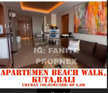 ijualApartemen Beach Walk,Kuta,Bali Ukuran 108.05m2 harga Rp 6,8M