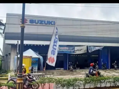 Jual murah bangunan ex dealer motor di Cianjur Kota