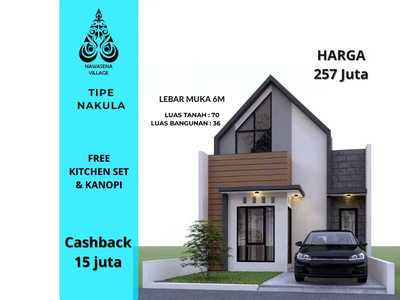 JUAL RUMAH DEKAT BANK BRI TORIYO