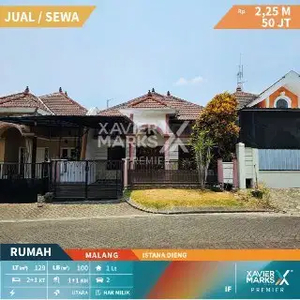 M087 Dijual atau Disewakan Murah Rumah di Istana Dieng Malang