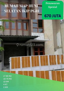 Rumah 2 Lantai Area IKIP PGRI Bantul Type 75,Legalitas SHM Siap AJB