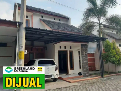 RUMAH 2 LANTAI DI KOMPLEK ONE GATE NGEMPLAK KARTASURA