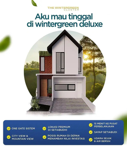 Rumah 2 Lantai Nuansa Alam Setia Budi Clove Bandung