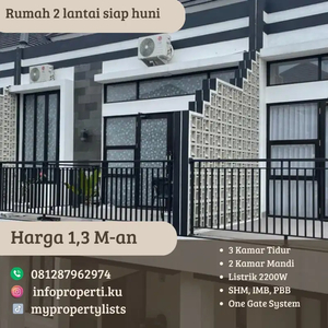 Rumah 2 lantai Siap Huni Nempel Kampus UI, lokasi strategis