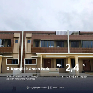 Rumah Baru Komplek Green Park Jalan STM Ujung Daerah Titikuning