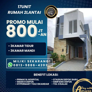 Rumah Cantik Dekat Simpang Depok