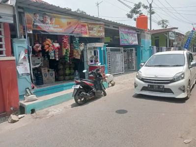 Rumah dan warung usaha loaksi strategis rame