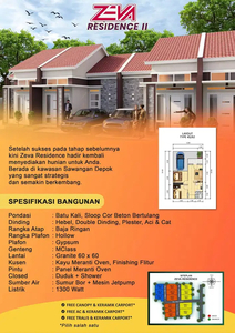 Rumah KPR tanpa dp disawangan depok, 3jt all in gratis biaya-biaya