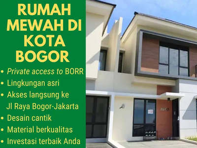 Rumah Mewah di Kota Bogor Punya Akses Tol Sendiri Kini tanpa Uang Muka