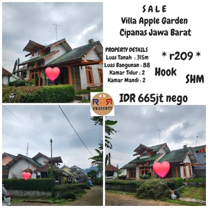 Sale Villa Green Apple Garden Cipanas