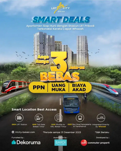 SPECIAL DISKON BOOKING FEE 50% - LRT CITY BEKASI