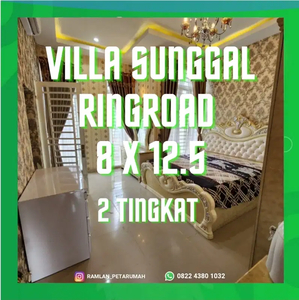 villa cantik full furnish Ringroad Sunggal Promo
