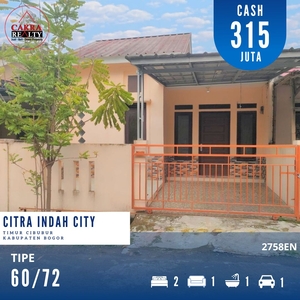 Dijual Rumah Bagus Full Renovasi Tipe 60/72 Citra Indah City (2758EN)