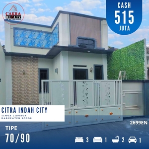 Dijual Rumah Cantik Full Renovasi Tipe 70/90 Citra Indah City (2699EN)