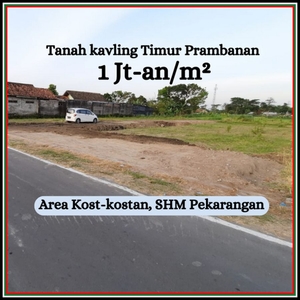 3 Menit Exit Tol Prambanan, Tanah Dijual Klaten, Siap AJB Notaris