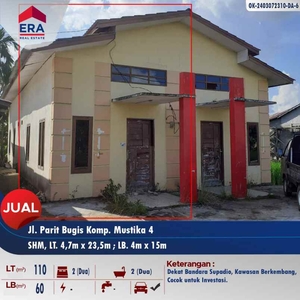 Cocok Investasi Rumah Jl Parit Bugis Komp Mustika 4