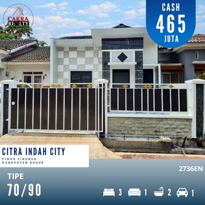 Dijual Rumah Bagus Full Renovasi Tipe 70/90 Citra Indah City (2736EN)