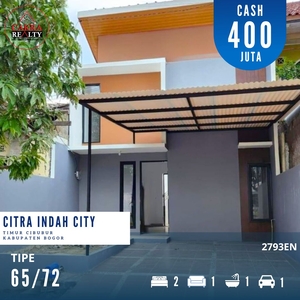 Dijual Rumah Minimalis Full Renovasi Tipe 65/72 Citra Indah City (2793EN)