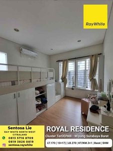 Dijual Rumah Royal Residence Wiyung Sby Terluas Murah Lokasi Depan
