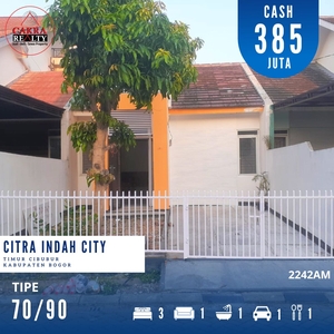 Dijual Rumah Semi Real Estate Siap Huni Tipe 70/90 Citra Indah City (2242AM)