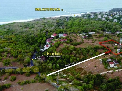 Hot Deal Jual cepat bawah harga pasar tanah di Pantai Melasti, Bali