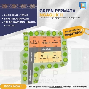 Promo Mulai 200 Jutaan Unit Kavling Timur Jalan Kaliurang Km 125