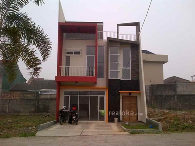 Rumah Mewah Di Palembang Town House Tipe 130 Dipinggir Jalan Raya