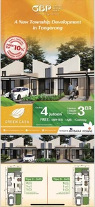 Rumah Tanpa Dp 3 Kamar Di Talaga Bestari Green Bestari Park Tangerang