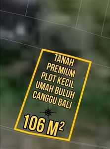 Tanah Premium Plot Kecil Umah Buluh Canggu Bali