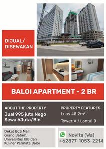 1 Unit BALOI APARTMENT (Type 2Bedroom)