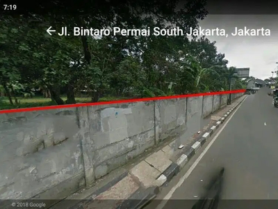 Dijual Cepat Tanah Bintaro Permai Jakarta Selatan