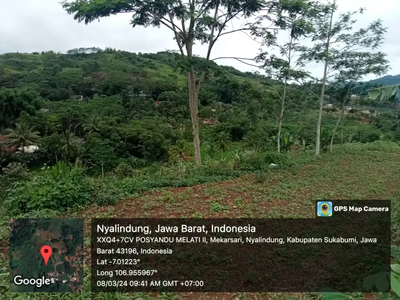 Dijual lahan cijangkar Nyalindung