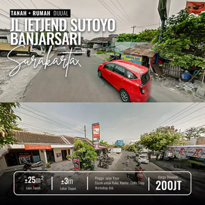 DIJUAL Lokasi Usaha Banjarsari Pinggir Jalan Raya Letjend Sutoyo Solo