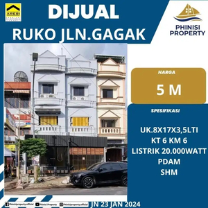 DIJUAL RUKO DI PUSAT KOTA MAKASSAR JALAN GAGAK