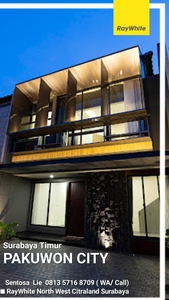 Dijual Rumah Baru Pakuwon City - San Antonio - Surabaya Timur - BONUS : SEMI Furnished Modern Baru