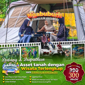 Dijual tanah di Nuansa alam Agroeduwisata