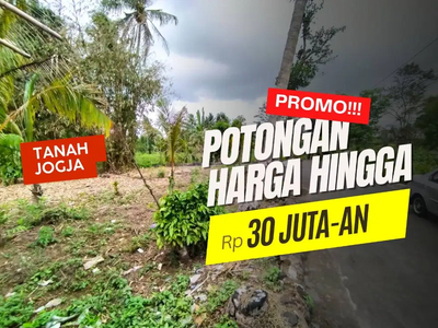 Dijual Tanah Jogja, Utara Kampus UII, View Merapi