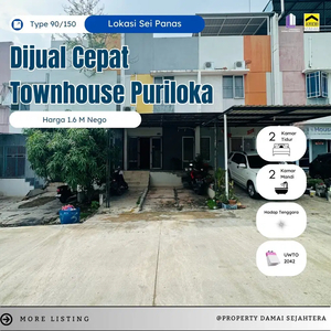 Dijual Townhouse Design Modern Di Puriloka Sei Panas