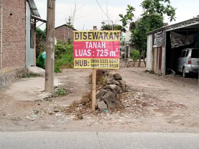 Disewakan tanah untuk usaha