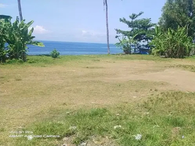 For sale beach front land in taman ujung