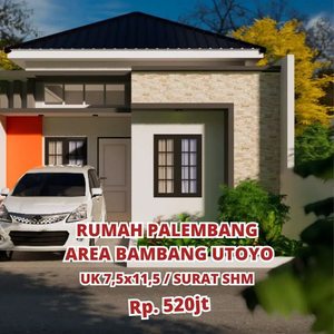 Jual Rumah Minimalis, dekat SMP 50 Palembang