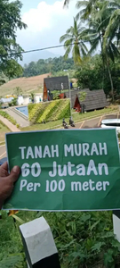 Jual tanah Kavling murah pinggir jalan 600ribuan Permeter dibogor