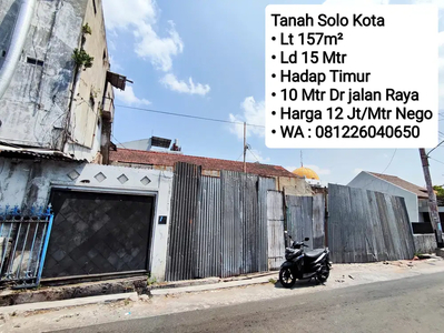 Jual Tanah Siap Bangun Area Manahan Solo, Dekat Pusat Kota